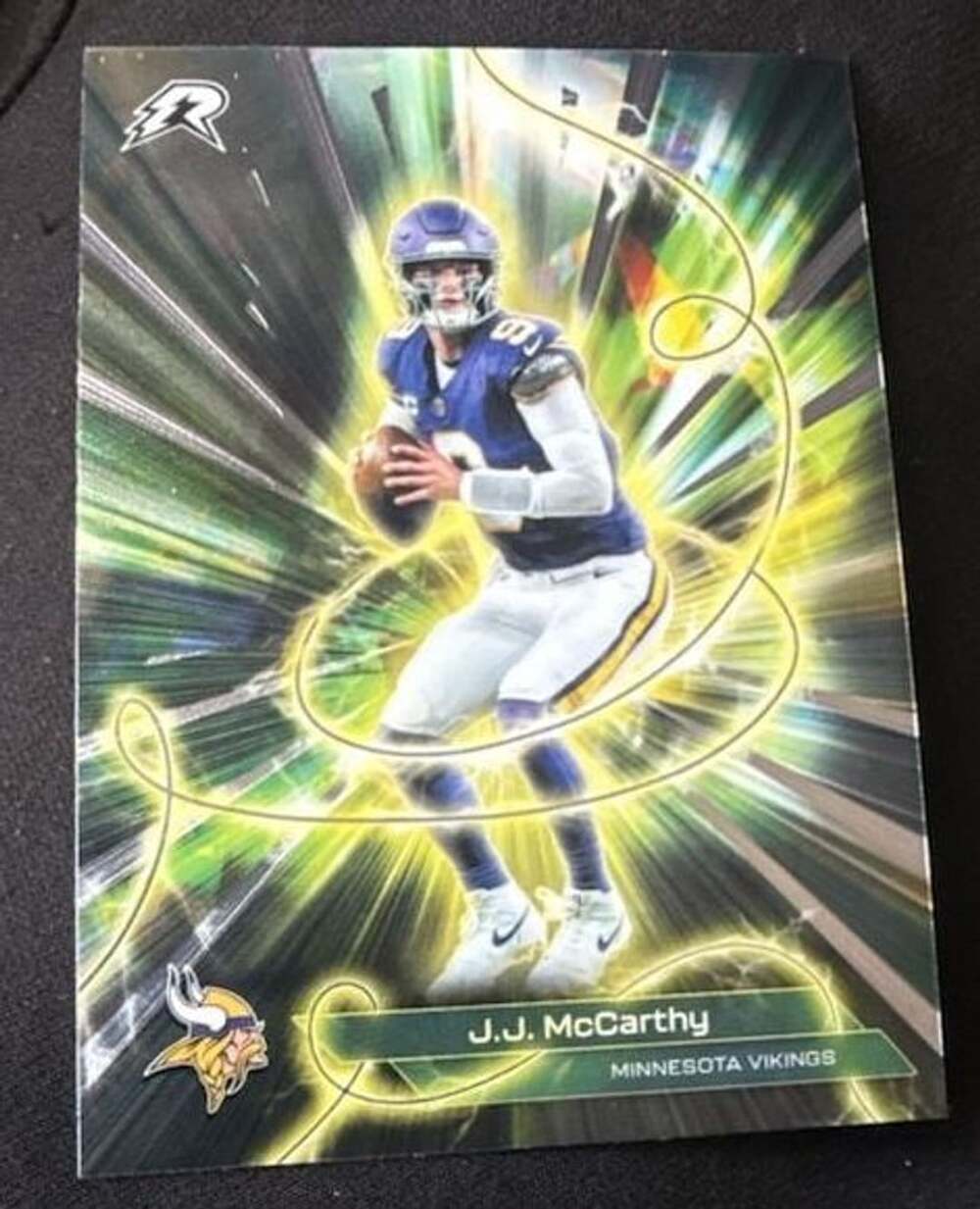 2025 Topps Resurgence Football J.J. McCarthy Conductors Insert Card C-22
